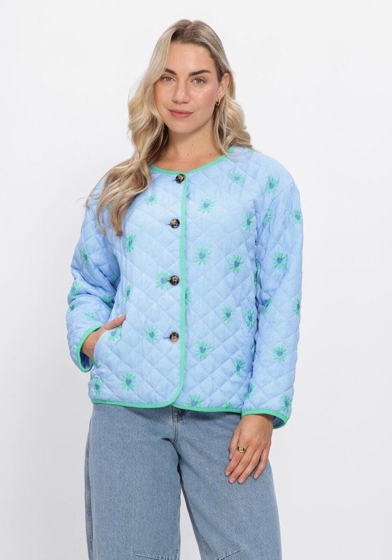 Ydence Jacket Robylin Dames Lichtblauw Maat L