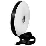 Morex Dubbelzijdig satijnen lint, 1,6 cm x 91,5 m, zwart