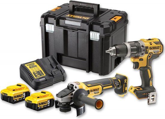 DeWalt XR Serie - Accu Combo Set - 18V - 5.0Ah - DCD791 & DCG405