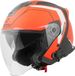 Bogotto H586 BT Illus Zwart Oranje Bluetooth Jethelm - Helm