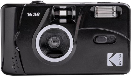 KODAK DA00243 - Appareil Photo Rechargeable KODAK M38-35mm, Objectif Haute Qualit&#233;, Flash Int&#233;gr&#233;, Pile AA - Noir