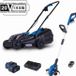 Scheppach 20V IXES grasmaaier & grastrimmer, 32 cm, 2-in-1, 2 x 4Ah accu's + oplader