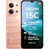XIAOMI Redmi 15C 4G Smartphone 4GB+128GB, Massive 6000mAH Battery, 120Hz 6.9" Display, Stylish Design, 50MP AI Dual Camera, 33W Fast Charging Twilight Orange