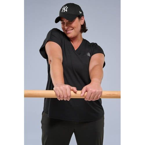 ACTIVE By Zizzi Plus Size sportshirt zwart