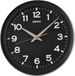 Seiko Clocks Wandklok QXA835K, zwart