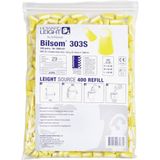 Howard Leight by Honeywell Bilsom 303S schuimrubberen oordopjes voor eenmalig gebruik, geel, bolvormig, SNR 33, maat S, 1006187 (doos van 200 paar)