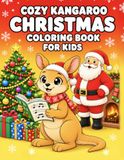 Cozy Kangaroo Christmas Coloring Book for Kids