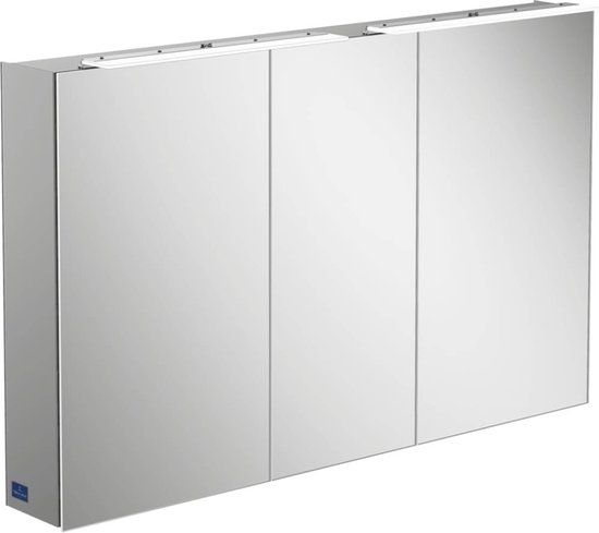 Villeroy & Boch My View One Spiegelkast - 130.7cm - Zilver