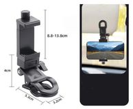 Stablecam Autohouder voor vizier met een draaibare 1/4-inch schroef en een houder voor smartphones