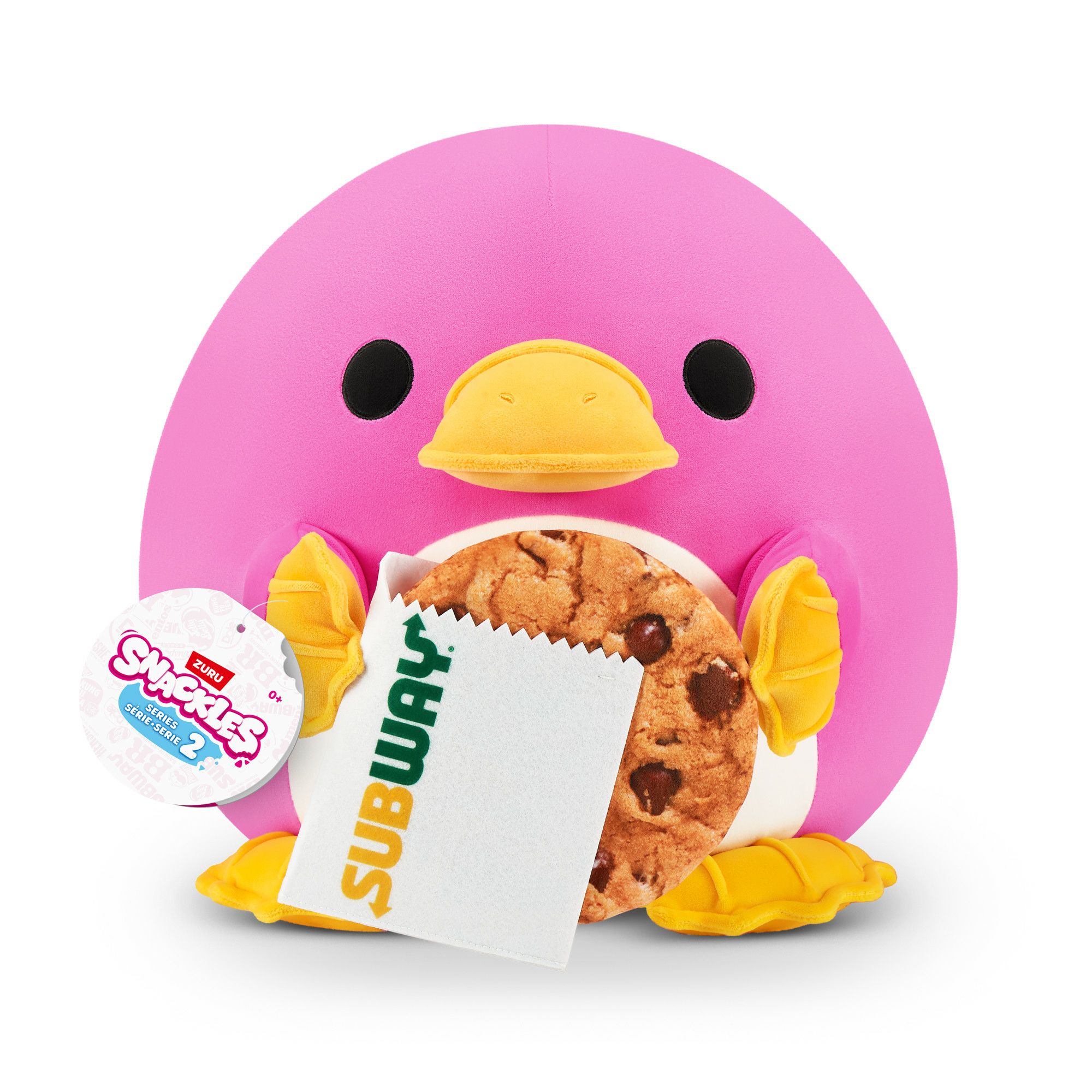 ZURU Snackles Series 2 - Vogelbekdier Whitney met Subway Cookie - 20 cm