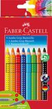 FABER-CASTELL Jumbo kleurpotloden set Grip, 10-delig
