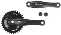 Miranda Beta 1 Crankstel 38T 170mm Spie loos Gazelle Disc Zwart