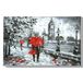Homemania Afbeelding Londen steden en landschappen voor woonkamer, slaapkamer, meerkleurig, 45 x 3 x 70 cm, HM20KNV45 x 70 – 22, polyester, hout