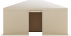 Vevor Winterhoes, Beige, 492 cm Breed, 4 Dichte Zijkanten, Vrijstaand, Polyetheen