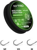 Nytro Ready Tied Rigs Big Fish Hair Rig Eyed-Barbless 25cm (8 pcs) - Haak 10 - 0.25mm