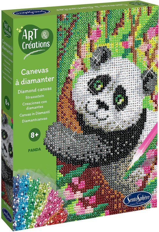 Sentosphere Art & Creations Diamantcanvas - Panda