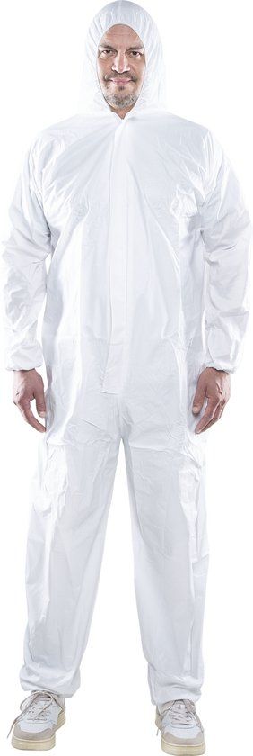 Wolfcraft Wegwerp Overall met capuchon - XXL