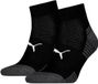 PUMA chaussettes de sport mi-mollet unisexes rembourrées noir II