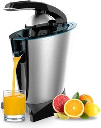 Cecotec EssentialVita Hyden 600 Steel Presse-agrumes électrique avec bras