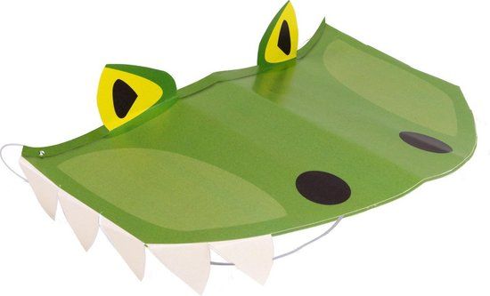 Amscan Feestpet Dinosaurus - 8 Stuks - Groen