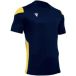 Macron Polis Chemise Manches Courtes Homme - Marine / Jaune | Taille : L