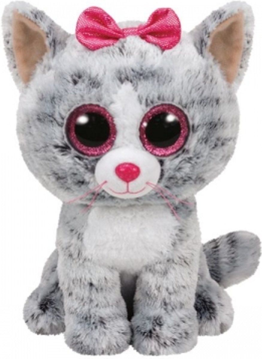 TY Beanie Boo Kiki Kat Zwart 24cm