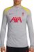 Nike Liverpool FC Strike Sporttrui Hommes - Gris/Rouge/Jaune - Taille XL