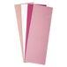 Rayher 31449000 Versierwas, roze tinten, set van 4 decoratieve wasplaten van elk 20 x 6,5 cm, wax om kaarsen te versieren, kaarswas, wasfolie
