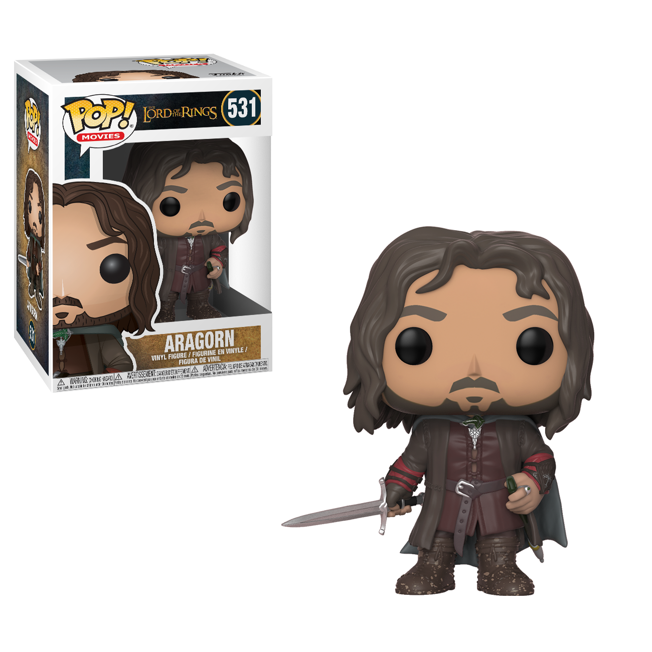 Funko Pop! movies: The Lord of the Rings - Aragorn - Verzamelfiguur