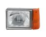 Koplamp Fiat Koplamp voor Panda 1986 tot 08/2003 oranje knipperlicht, links