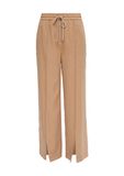 Comma casual identity Broek lichtbruin