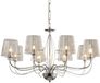 KOSILUM Matane Lampe Métal et Verre transparent