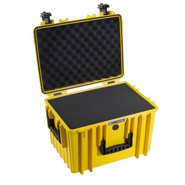 B&W outdoor.cases Type 5500 geel + Plukschuim
