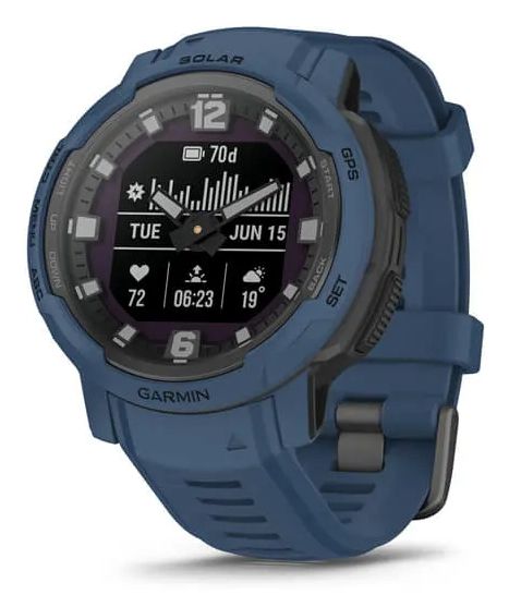 Garmin Instinct Crossover Solar GPS Tidal Blue 010-02730-02