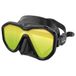 Seac Appeal, Made in Italy duikmasker met enkele lens en 3D gesp direct op het gelaatsstuk