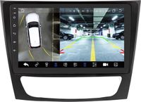 Happiq Autoradio Bluetooth met camera - Carplay - Voor Mercedes Benz E Klasse W211 E300 E350 E240 - Geschikt voor Apple en Android - Stereo - Navigatie