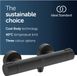 Ideal Standard ALU+ - Spiegel met handdoekhouder, planchet en tandenborstelbeker, zijde zwart BD587XG