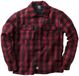 West Coast Choppers Veste doublée de laine à carreaux Rouge M Homme