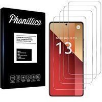 Phonillico® Gehard glas voor Xiaomi Redmi Note 13 Pro 4G [Pack 4]
