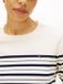 Tommy Hilfiger Pull en maille pour femme S Coton/Polyamide rayé