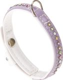 Ferplast Hondenhalsband Lux L 22 Cm B 12 Mm Paars/wit