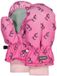 Barts Kinder ski wanten van nylon, Dierenprint, Unisex, Maat 5, Roze