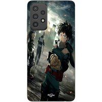 Maniacase Coque Pour Samsung Galaxy A73 izuku Midoriya shoto Todoroki Bakugo Katsuki war one for all