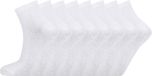 ENDURANCE Socken Mallorca Unisex Hardlopen Wit Katoen/Nylon/Elastaan Halfhoog 8 Stuks Schoenmaat 39-42
