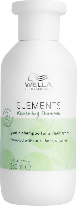 Wella Elements Renewing Shampoo 250ml - For All Hair Types - Unisex