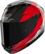 Nolan X-904 Ultra Carbon Sfida 363, casque intégral, couleur: Carbone/Noir/Rouge/Argent, taille: M