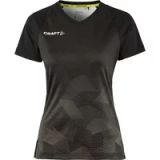 Craft Premier Fade Shirt Korte Mouw Dames - Zwart | Maat: S