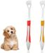 Solidchoice Stratify Commerce 2 Stuks Tandborstel voor Hond en Kat met Drie Koppen