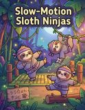 Slow-Motion Sloth Ninjas: Colouring Fun