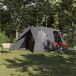 vidaXL Dome Tent voor 6 Personen - 6-persoons - Grijs en Oranje